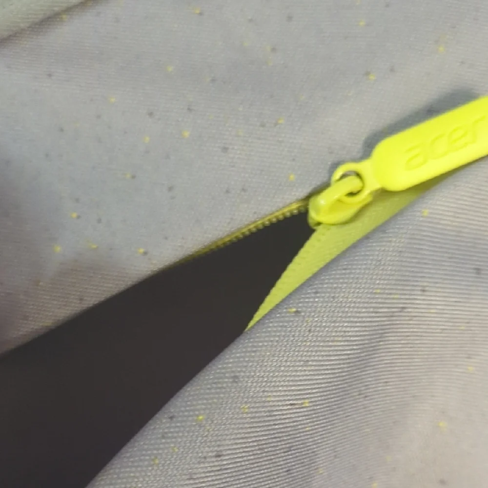 Gray Tablet Sleeve with Yellow Accent